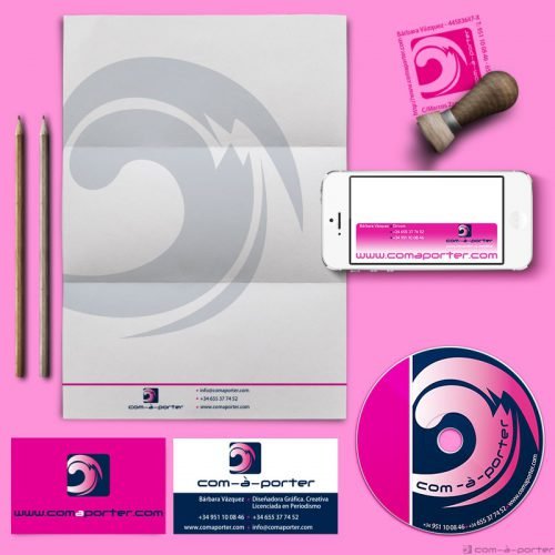 Imagen corporativa de Com-à-porter