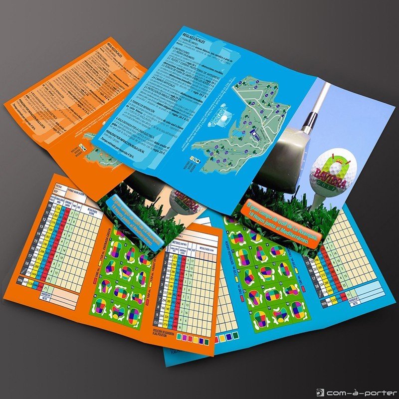 Trípticos (Tarjetas de Juego) de Baviera Golf