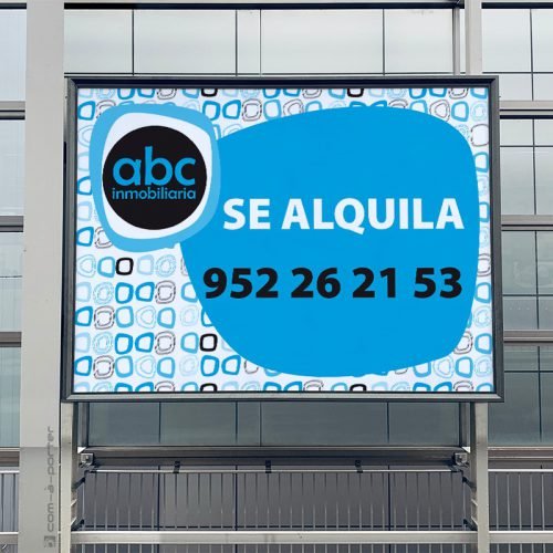 Cartel Se Alquila de ABC Inmobiliaria