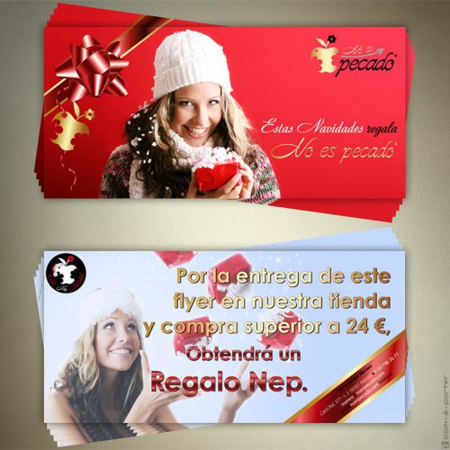Flyer Especial de Navidad 2009 de No Es Pecado