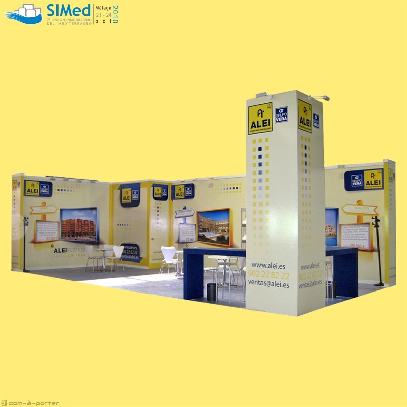 Stand modular de 50 m para 7º Salón Inmobiliario del Mediterráneo (SIMed 2010)