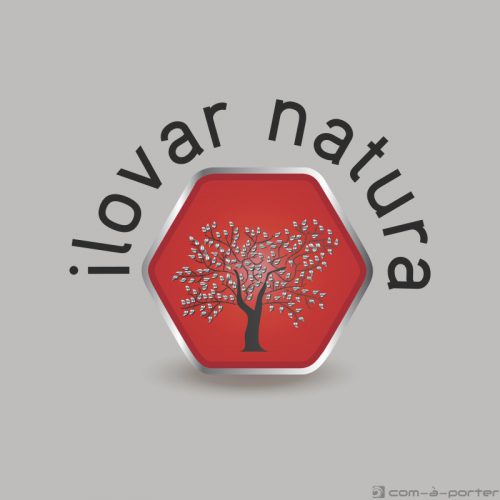 Logotipo y tarjeta de visita de Ilovar Natura