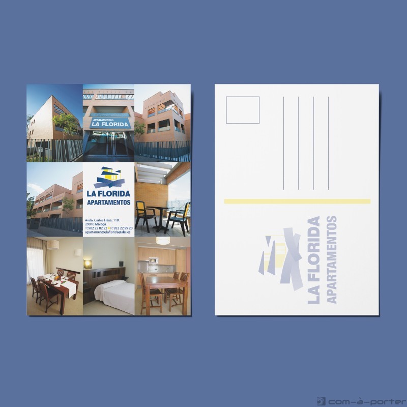 Diseño de postales de Apartamentos La Florida (Grupo Vera)