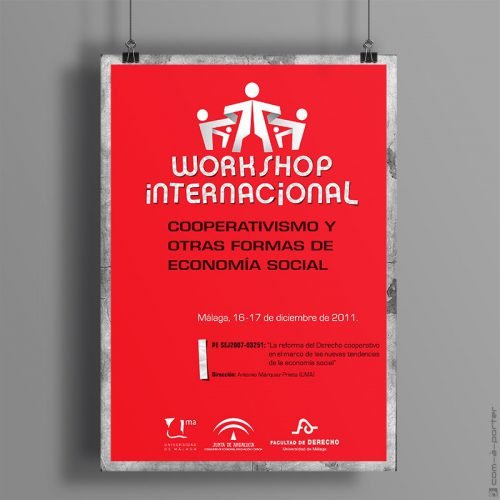 Cartel de Workshop Internacional "Cooperativismo y otras formas de economía social"