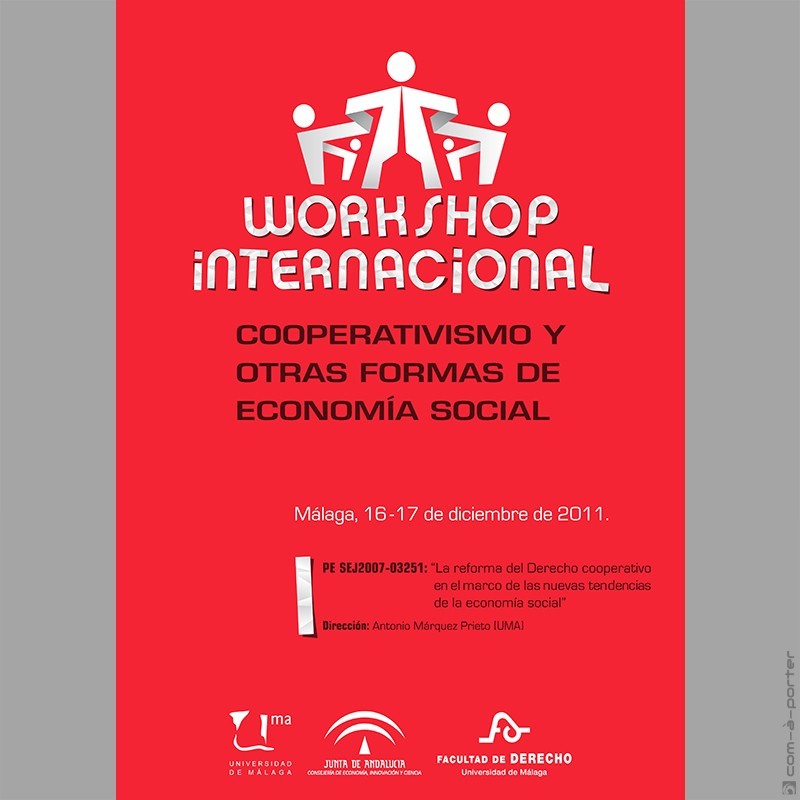 Cartel de Workshop Internacional "Cooperativismo y otras formas de economía social"