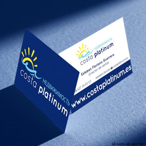 Tarjeta de visita y firma de email de Costa Platinum