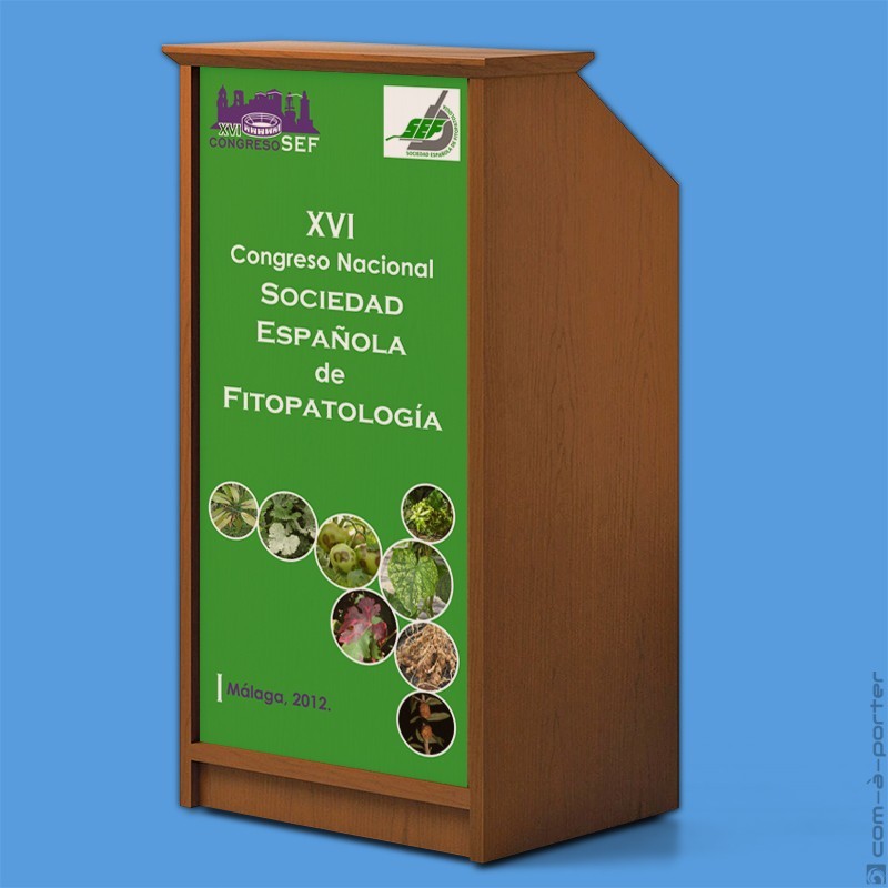 Cartelería del XVI Congreso Nacional de la Sociedad Nacional de Fitopatología
