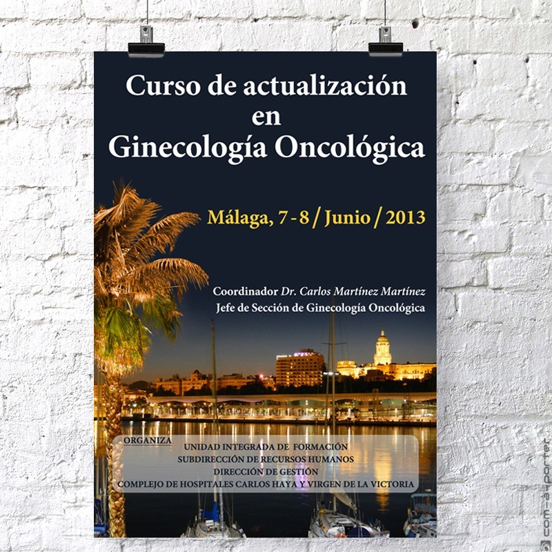 Cartel de Congreso de Ginecología Oncológica