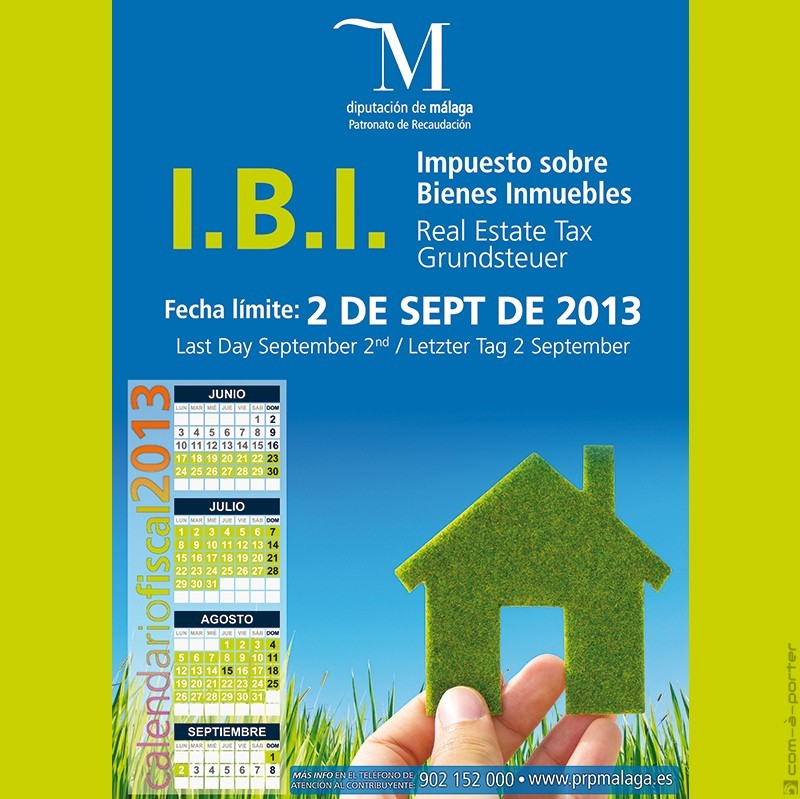 Carteles informativos de los impuestos provinciales IBI e IVTM