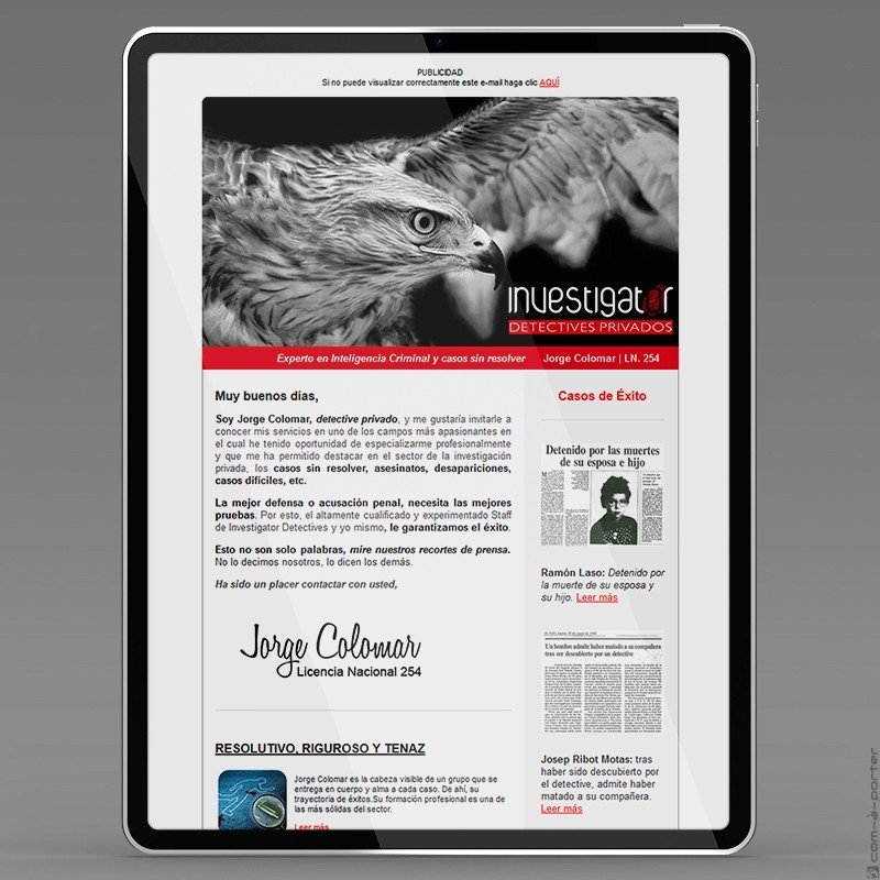 Newsletters de Investigator Detectives Privados (2013)