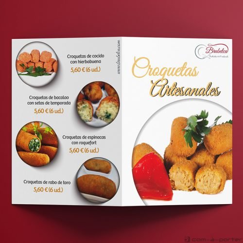 Díptico de Croquetas Artesanales de Brubelca