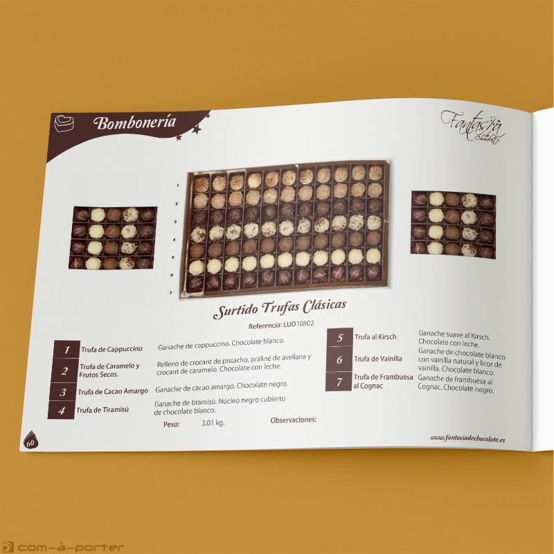 Catálogo Fantasía de Chocolate