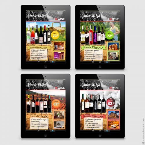Newsletters Cuatro Estaciones (2014) de ILOVEWINE