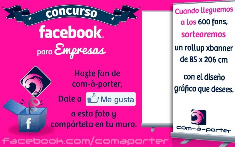 Concurso Facebook de com-à-porter