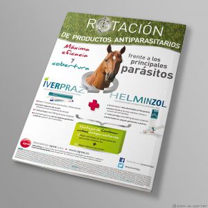 Página completa de Publicidad de productos antiparasitarios para Equipos de Laboratorios Syva