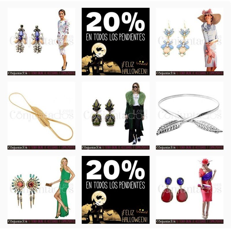 Diseños para las Redes Sociales de Conjuntados.com Online Shop
