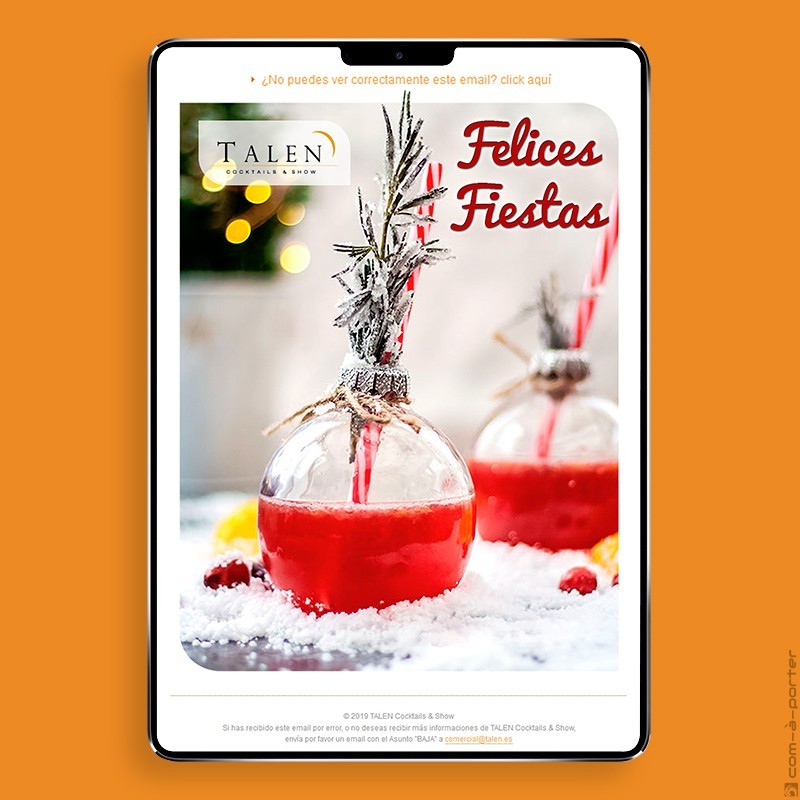 Newsletters Cuatro Estaciones (2018) de TALEN Cocktails & Show