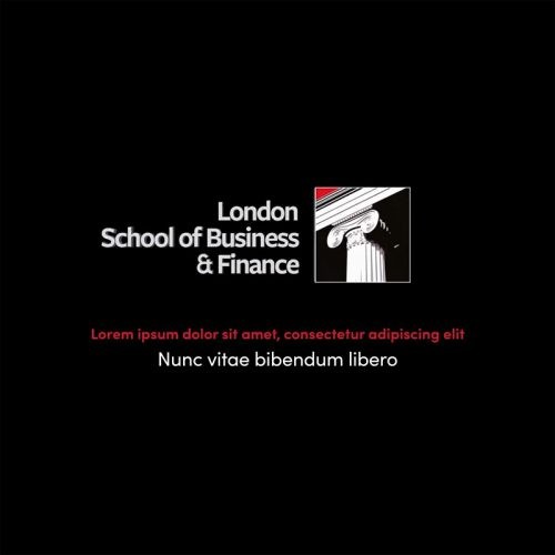 Logo y animaciones para vídeos de LSBF (London School of Business and Finance)