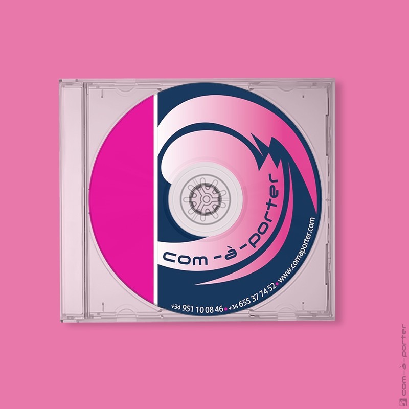 Diseño de galleta de disco CD de com-à-porter
