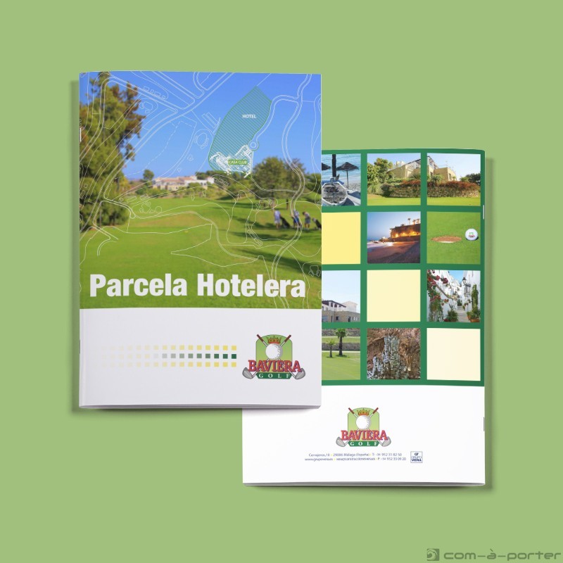Maquetación de Dossier de Parcela Hotelera Baviera Golf