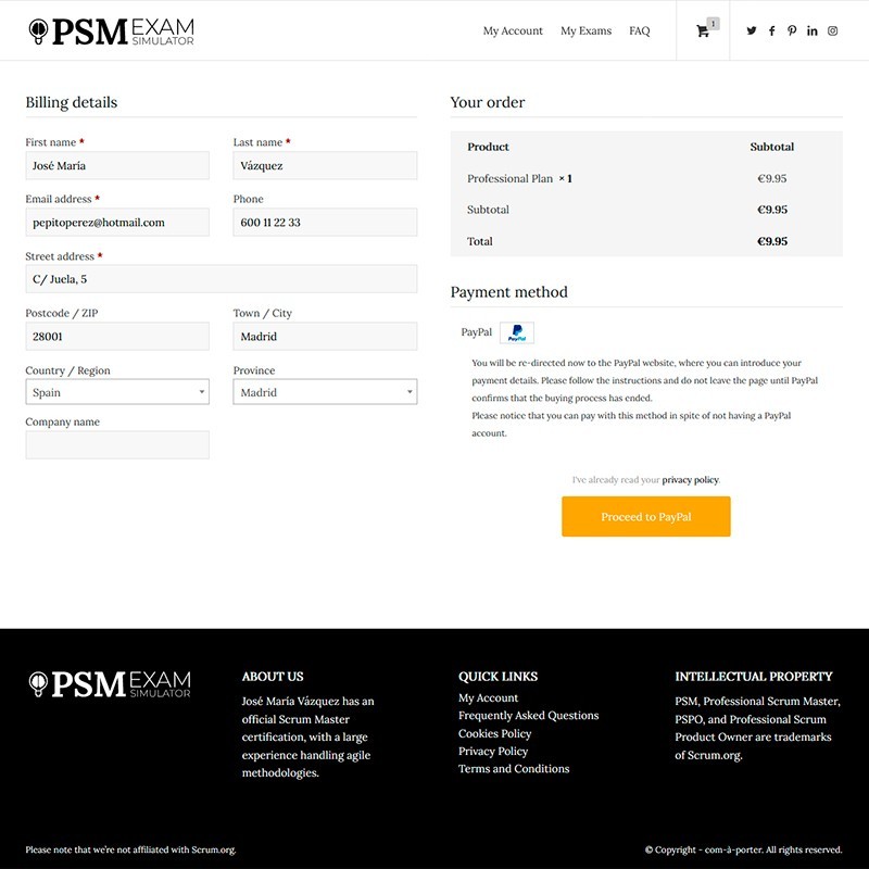 PSM Professional Scrum Master