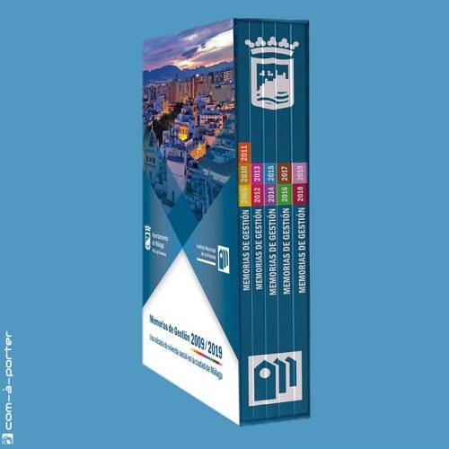 Maquetación de la Colección Década "Memorias de Gestión 2009-2019" del Instituto Municipal de la Vivienda (Ayuntamiento de Málaga)