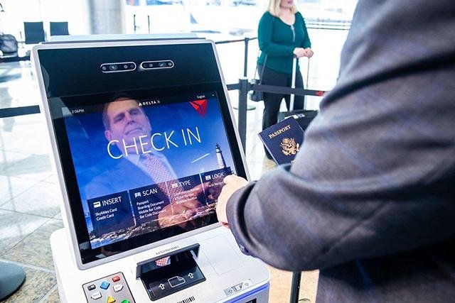 En aeropuertos y terminales aéreos es perfecto para el checkin