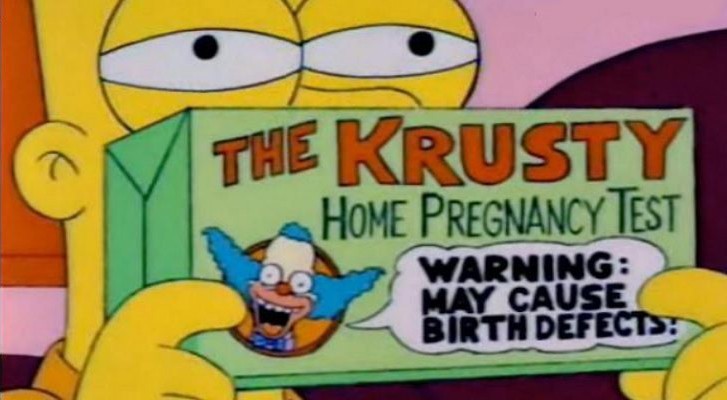 Test de embarazo de Krusty