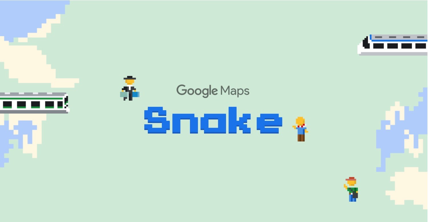 Snake, el juego de la serpiente de Google Maps
