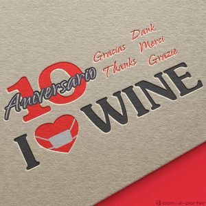 Logotipo de 10º Aniversario de ILOVEWINE