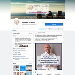 Gestión del perfil de Facebook de Hipnosis es Salud