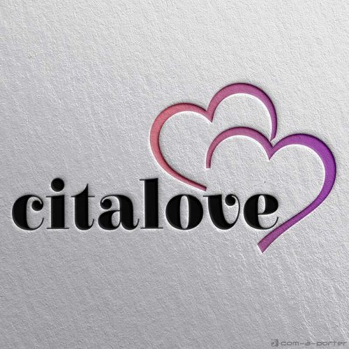 Logotipo para web de citas Citalove