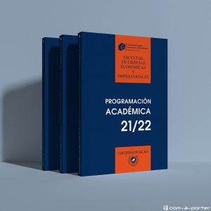 Maquetación del Libro Programación Académica Curso 2021/2022 de la Facultad de Ciencias Económicas y Empresariales de la Universidad de Málaga