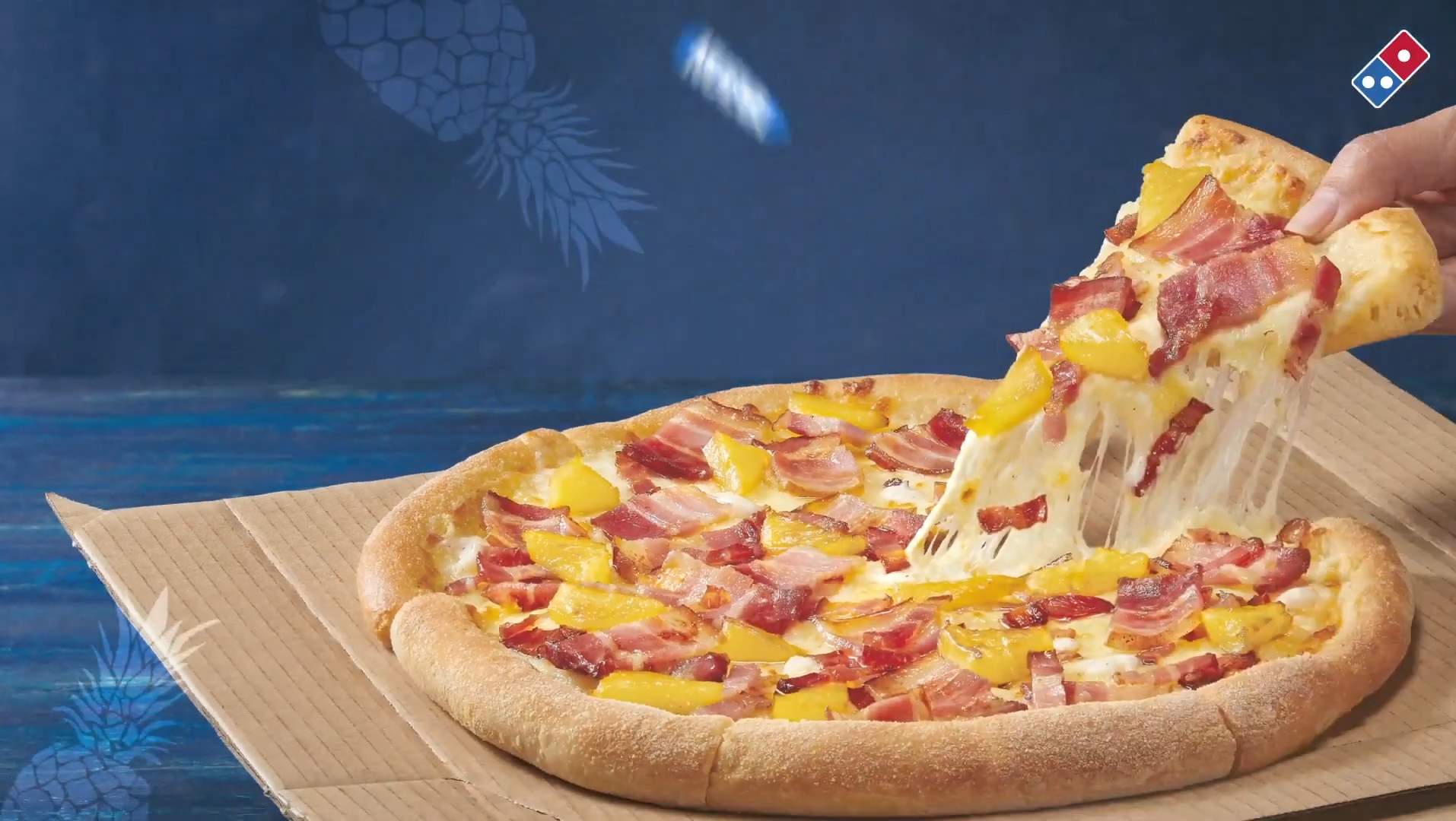 La pizza con piña de Domino’s Pizza
