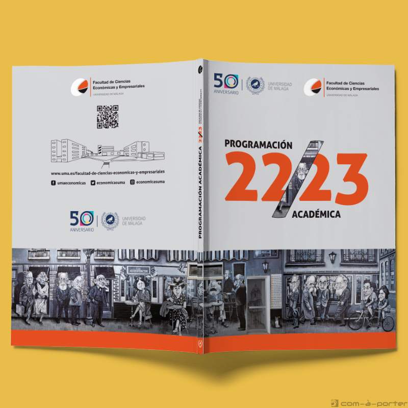 Maquetación del Libro Programación Académica Curso 2022/2023 de la Facultad de Ciencias Económicas y Empresariales de la Universidad de Málaga