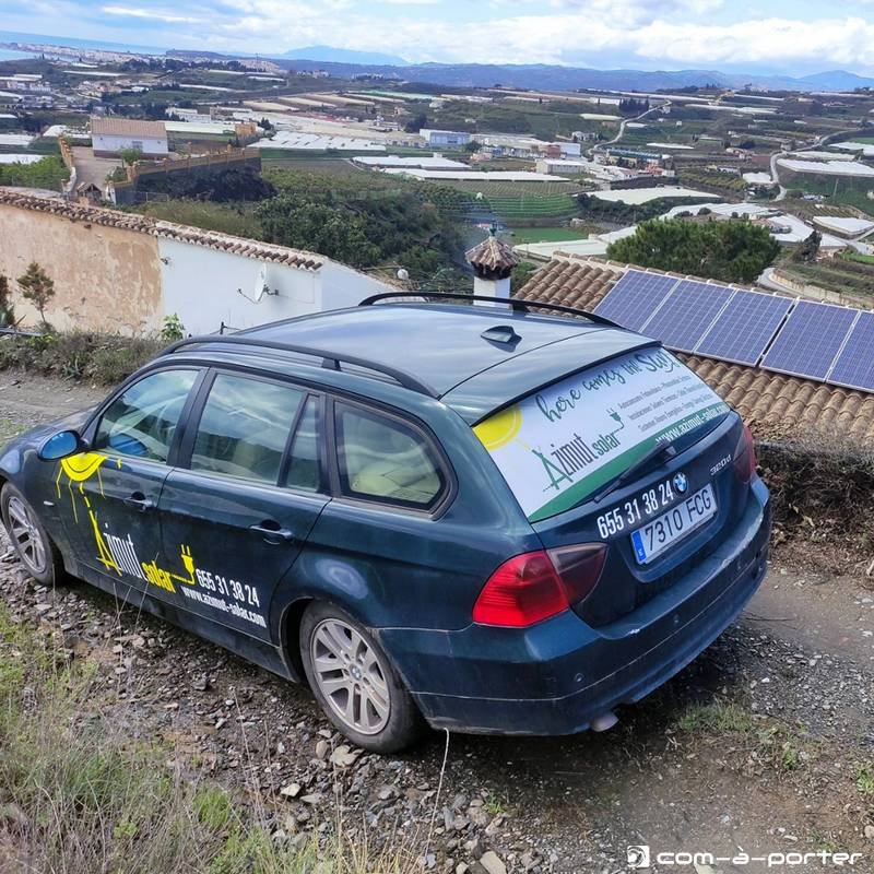 Rotulación de vehículo empresarial de Azimut Solar