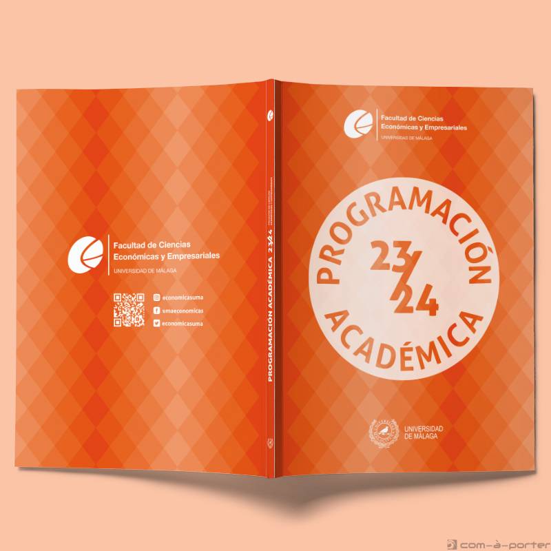Maquetación del Libro Programación Académica Curso 2023/2024 de la Facultad de Ciencias Económicas y Empresariales de la Universidad de Málaga