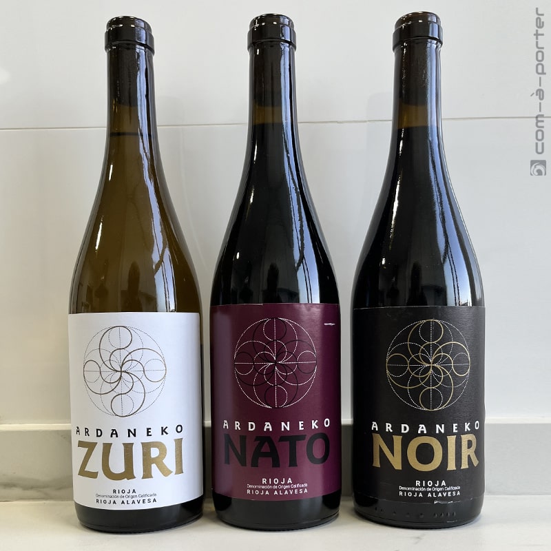 Diseño de etiqueta de vino para el blanco ARDANEKO ZURI