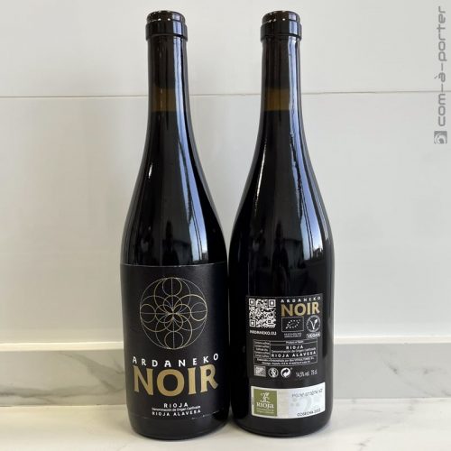 Diseño de etiqueta de vino para el tinto ARDANEKO NOIR