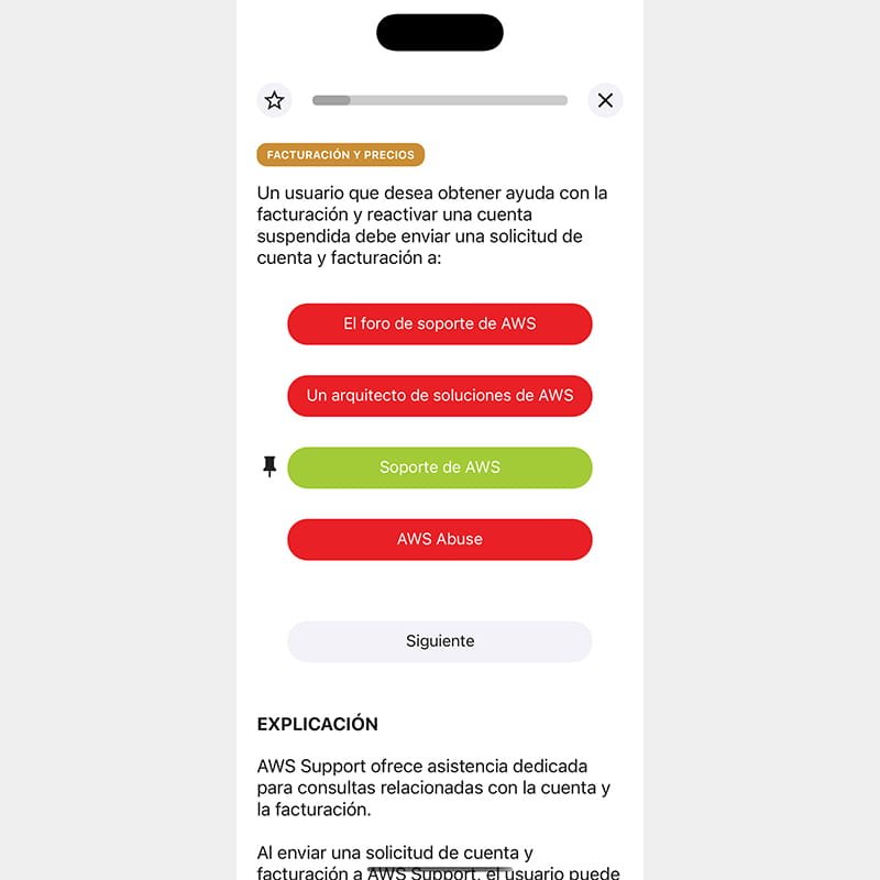 AWS Practitioner Simulator - Android / iOS