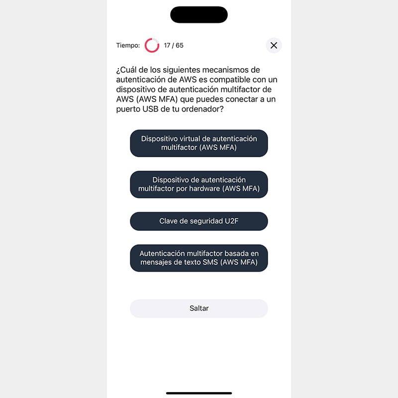 AWS Practitioner Simulator - Android / iOS