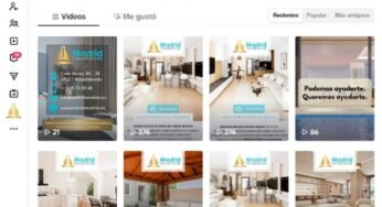 Gestión del perfil de la red social Tik Tok de Madrid Inmuebles