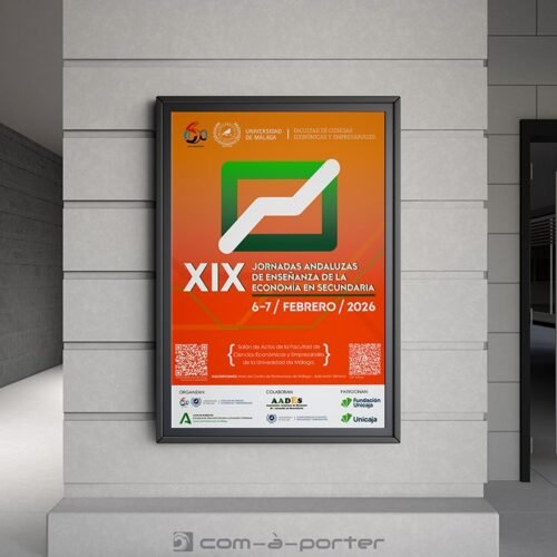 Cartelería de las XIX Jornadas Andaluzas de Enseñanza de la Economía en Secundaria