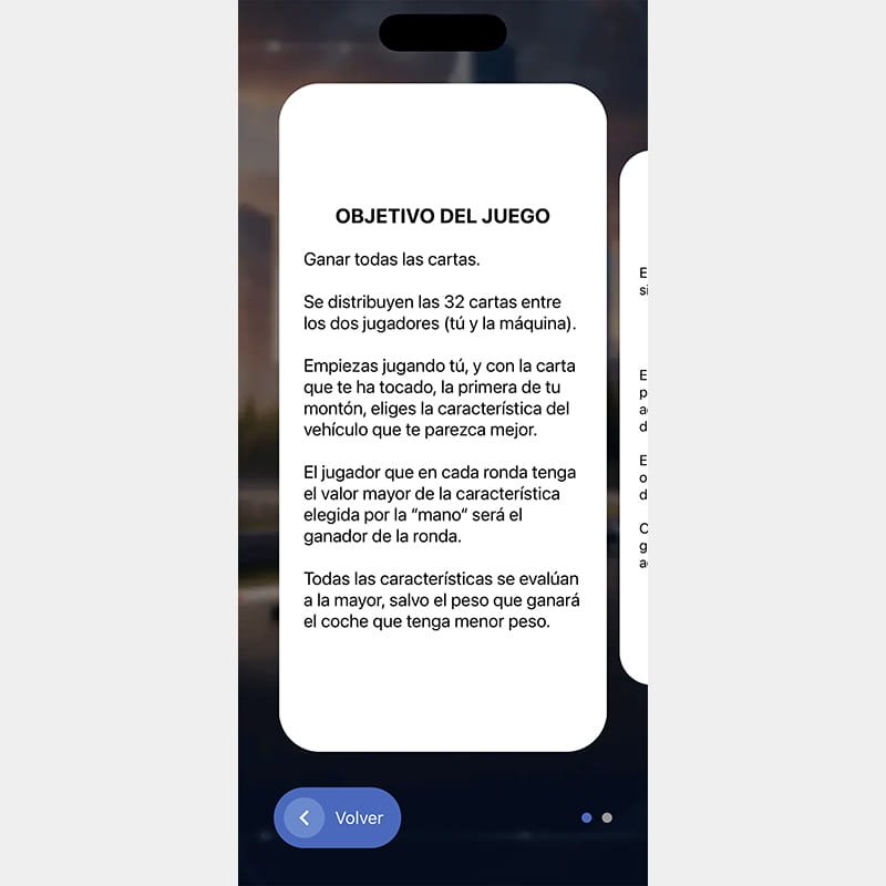 Juego Battle Card: Cars - Android / iOS
