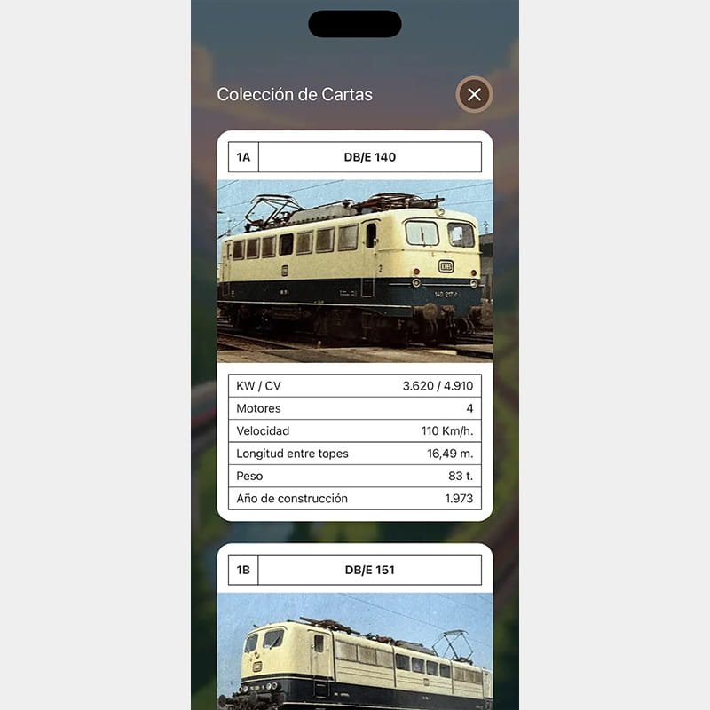 Juego Battle Card: Trains – Android / iOS