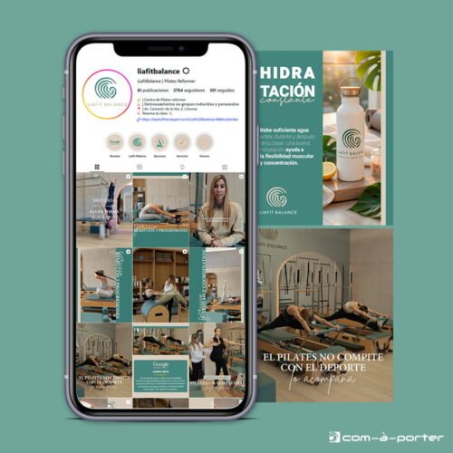 Gestión del perfil de la red social Instagram de LIAFIT BALANCE