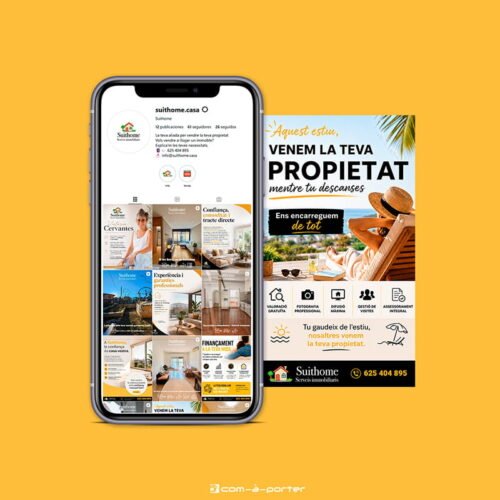 Gestión del perfil de la red social Instagram de Suithome Serveis Immobiliaris